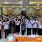Foto kegiatan pembukaan sosialisasi yang digelar DPMPTSP Kabupaten Mimika di Multipurpose Room Grand Tembaga Hotel, Rabu (26/8/2026). (Foto: Ahmad)