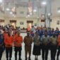 Foto bersama usai pembukaan kegiatan Pelatihan Pencegahan dan Mitigasi Bencana Tahun 2026 di Kantor SAR Timika, Senin (31/8/2026). (Foto: Galeri Papua/Kevin Kurni)