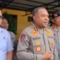 Wakapolda Papua Tengah Komisaris Besar Polisi Gustav Roby Urbinas saat diwawancarai awak media seusai konferensi pers Operasi Sikat Noken 2026 di Mapolres Mimika, Papua Tengah, Senin, 10 Agustus 2026. GaleriPapua/ Ahmad.