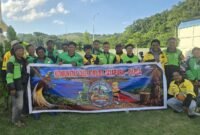 Komunitas Ojek Online Jayapura berfoto bersama seusai menyampaikan pernyataan sikap di Jayapura, Kamis, 20 Agustus 2026. dok Komunitas Ojol Jayapura.