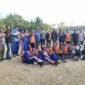 Peserta dan perwakilan Pemerintah Kabupaten Jayapura berfoto bersama usai Lomba Lintas Alam Cagar Alam Cycloop ke-1 di Kalkote, Distrik Sentani Timur, Kamis, 27 Agustus 2026. Galeripapua/Ikbal Asra 