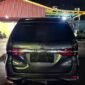 Mobil yang digunakan para pelaku dalam peristiwa penganiayaan Eliu Hagabal di Jalan Freeport Lama. (Foto: Istimewa)