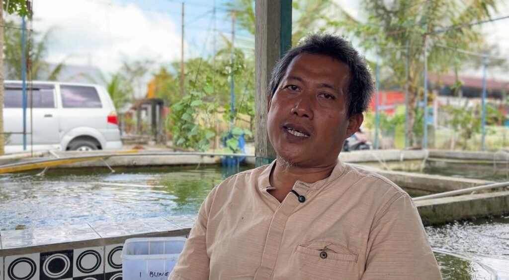 Ketua Kelompok Perikanan Bina Utama Maju, Djasiyo. (Foto: Galeri Papua/Endy Langobelen)