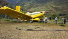 Pesawat Aman Air dengan nomor registrasi PK-WNU tergelincir saat melakukan pendaratan di Bandara Mulia, Kabupaten Puncak Jaya, Papua Tengah, Selasa (15/9/2026). (Foto: Istimewa)
