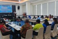 Suasana Kegiatan Persiapan Pembentukan Tim Percepatan Penanggulangan Tuberkulosis (TP2TB) yang berlangsung di Ballroom Hotel Horizon Ultima, Mimika, Kamis (17/9/2026). ( Foto: Galeri Papua/Kevin Kurni)
