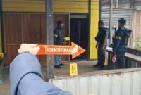 Satgas Kepolisian Operasi Damai Cartenz melakukan olah tempat kejadian perkara (TKP) pada Jumat (18/9/2026). (Foto: Satgas Humas Operasi Damai Cartenz 2026)