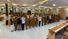 Pembukaan kegiatan FKP yang dilaksanakan Disdukcapil Kabupaten Mimika di Grand Tembaga Hotel, Timika, Senin (21/9/2026). (Foto: Galeri Papua/Ahmad)