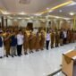 Pembukaan kegiatan FKP yang dilaksanakan Disdukcapil Kabupaten Mimika di Grand Tembaga Hotel, Timika, Senin (21/9/2026). (Foto: Galeri Papua/Ahmad)