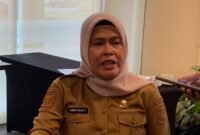 Kepala Dinas Perumahan, Kawasan Permukiman, dan Pertanahan Kabupaten Mimika, Abrianti Nuhuyanan. (Foto: Galeri Papua/Ahmad)