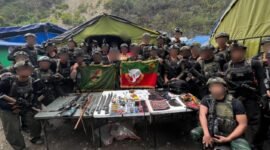 Sejumlah barang bukti yang diamankan dalam operasi pengamanan dilakukan personel Yonif 315/Garuda bersama Tim Taipur di Kampung Balamai Atas, Distrik Hitadipa, Kabupaten Intan Jaya, Papua Tengah, Jumat (25/9/2026). (Foto: Koops TNI Habema)