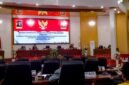 Suasan Rapat Paripurna dengan agenda pembacaan nota pengantar keuangan APBD Perubahan 2026 di Kantor DPRD Mimika, Sabtu (26/9/2026). (Foto: Galeri Papua/Rachmat Julaini)