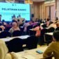 Suasana kegiatan pelatihan pemanfaatan Buku Kesehatan Ibu dan Anak (KIA), deteksi Penyakit yang Dapat Dicegah dengan Imunisasi (PD3I), serta Manajemen Terpadu Balita Sakit (MTBS) di Hotel Swiss-Belhotel Timika, Selasa (29/9/2026). (Foto: Dinas Kesehatan Kabupaten Mimika)