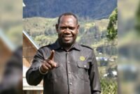 Ketua DPD II Partai Golkar Kabupaten Puncak, Etab Tabuni. (Foto: Istimewa)