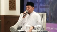 Direktur Pesantren Kementerian Agama Basnang Said memaparkan program bantuan pendidikan pesantren dan keagamaan Islam 2026 di Jakarta, Selasa, 1 September 2026. dok. Humas Kemenag.