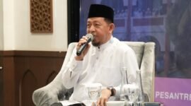 Direktur Pesantren Kementerian Agama Basnang Said memaparkan program bantuan pendidikan pesantren dan keagamaan Islam 2026 di Jakarta, Selasa, 1 September 2026. dok. Humas Kemenag.