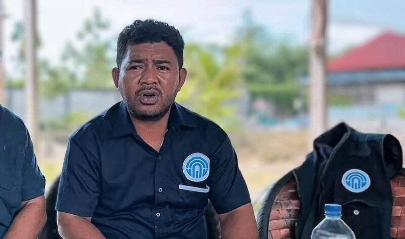 Program Manager Yayasan Amungsa Cares Papua, Fabian Kakisina. (Foto: Galeri Papua/Endy Langobelen)