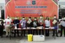 Pemusnahan barang bukti di halaman Kantor Kejari Biak Numfor, Kamis (15/10/2026). (Foto: Istimewa)
