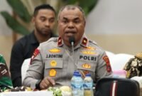 Kapolda Papua Tengah, Brigjen Pol Jermias Rontini. (Foto: Dok. Polda Papua Tengah)