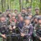 Koops TNI Habema mengamankan satu pucuk senjata api laras panjang jenis Caracal beserta 17 butir amunisi kaliber 5,56 mm di Kabupaten Maybrat, Papua Barat Daya, Jumat (16/10/2026). (Foto: Istimewa)