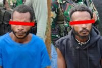 Anton Fatem dan Yesias Fatem, anggota OPM Kodap IV/Sorong Raya yang sebelumnya diklaim tewas dalam kontak tembak di Maybrat, Papua Barat Daya. (Foto: Istimewa)