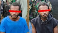 Anton Fatem dan Yesias Fatem, anggota OPM Kodap IV/Sorong Raya yang sebelumnya diklaim tewas dalam kontak tembak di Maybrat, Papua Barat Daya. (Foto: Istimewa)