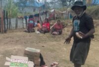 Kepala Suku Damal Kabupaten Puncak, Antenus Yolemal. (Foto: Istimewa)
