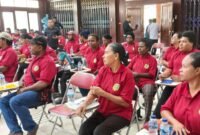 Para peserta saat mengikuti Sosialisasi dan Pelaksanaan Kampung Siaga di Bobaigo, Jumat (23/10/2026). (Foto: Istimewa)