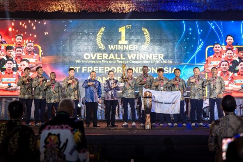 Tim Kamoro PT Freeport Indonesia keluar sebagai Juara Umum IFRC 2026. (Foto: Galeri Papua/Fernando Rio)
